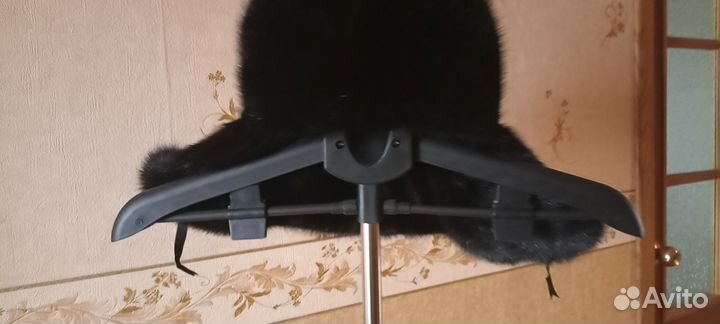 Норковая шапка мужская ушанка 60-62