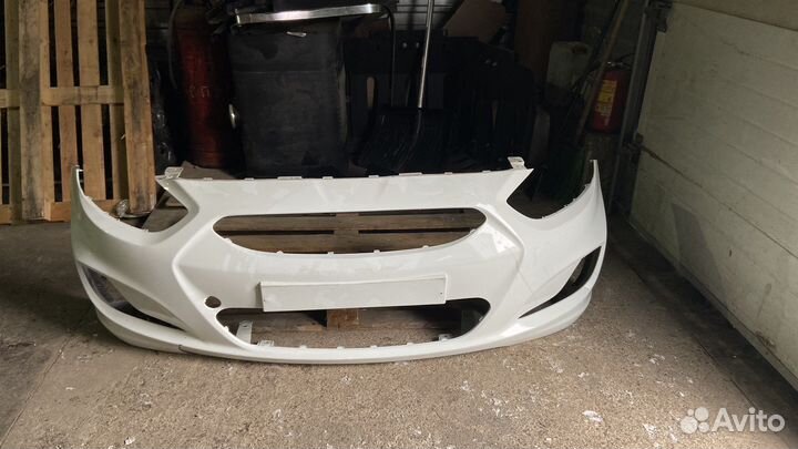 Передний бампер hyundai solaris 1 (солярис)