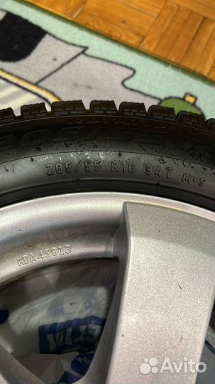 Pirelli ice zero 205 55 r16 на дисках