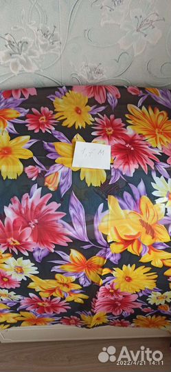 Ткани пакетом шифон отрезы, остатки