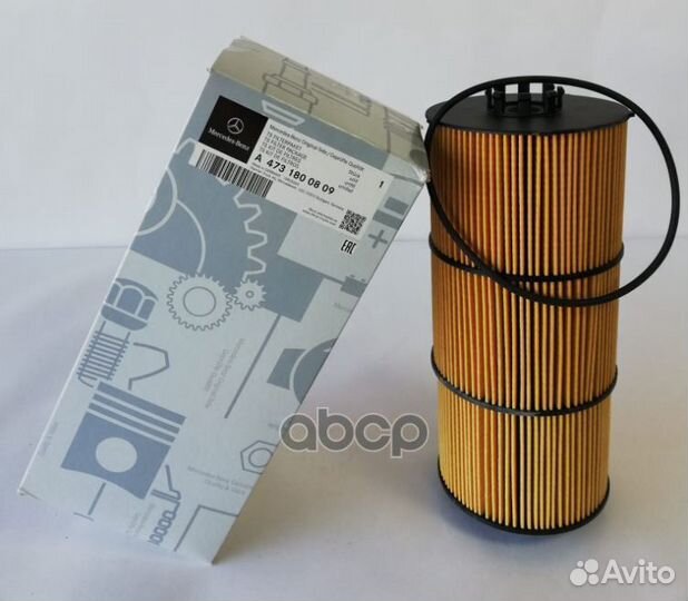 MB473 180 08 09 фильтрующий элемент масла ом47