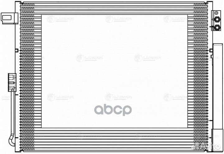 Радиатор кондиционера jeep grand cherokee IV (W