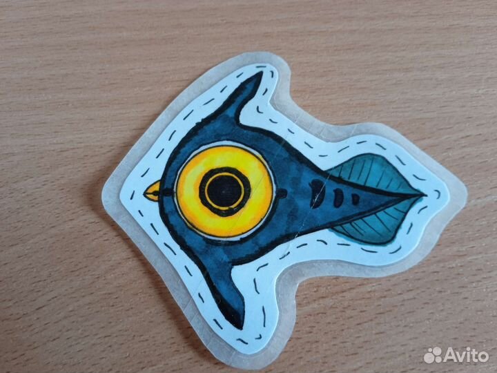 Наклейка рыбы из Subnautica