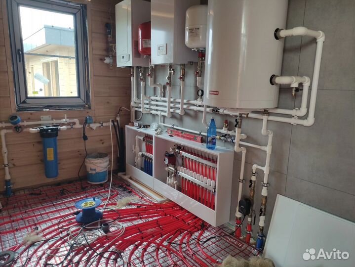 Отопление Водоснабжение Канализация В частном дом