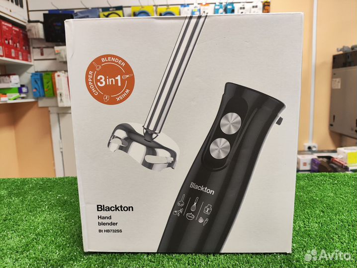 Блендер Blackton Bt HB732SS черный(Чап50)