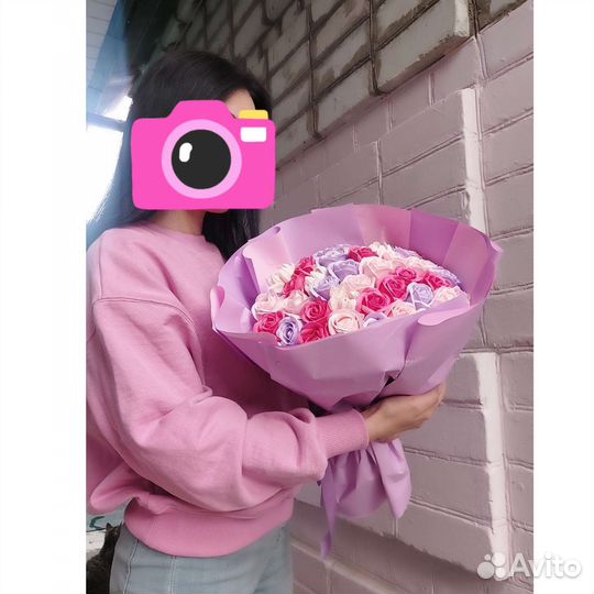 Мыльные розы букеты