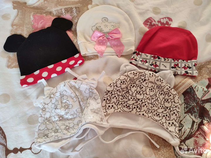 Детские шапочки для девочек