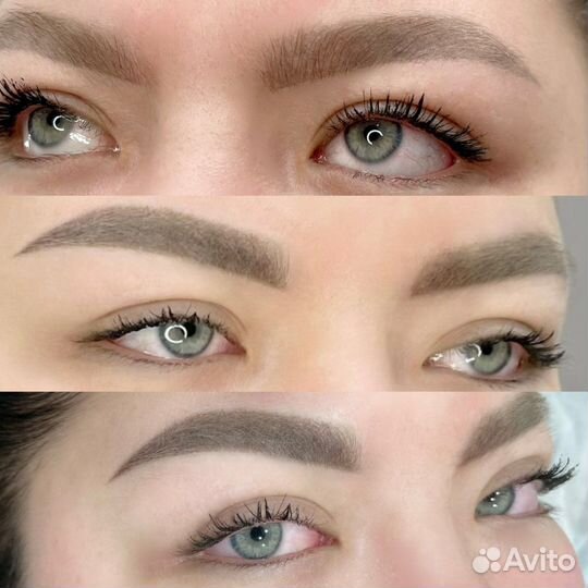 Перманентный макияж бровей