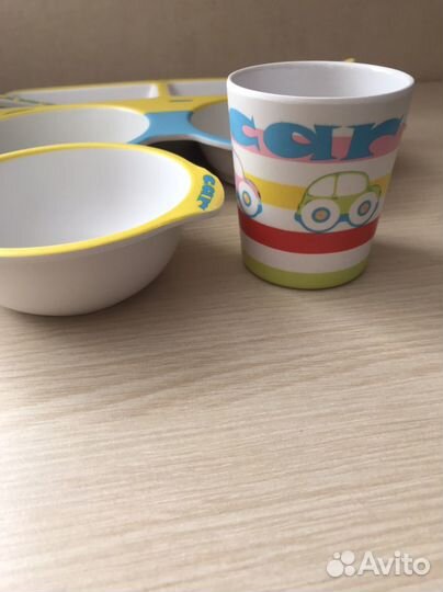 Детская бамбуковая посуда