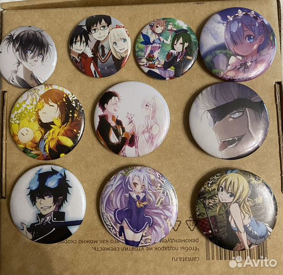 Аниме значки