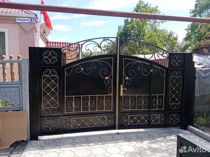 Ворота кованые