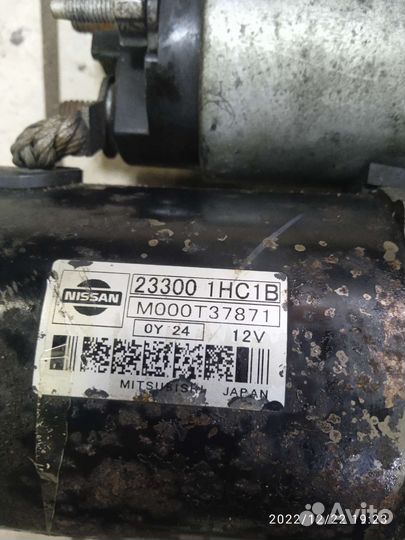 Стартер Nissan Note micra hr12