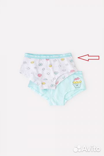Трусы для девочки Crockid кб 1976-2 (серый, 146)