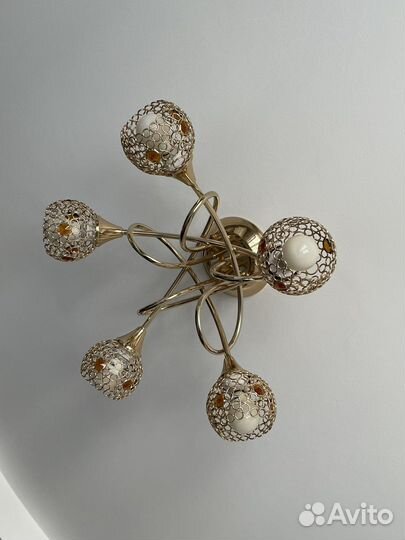 Люстра потолочная бу