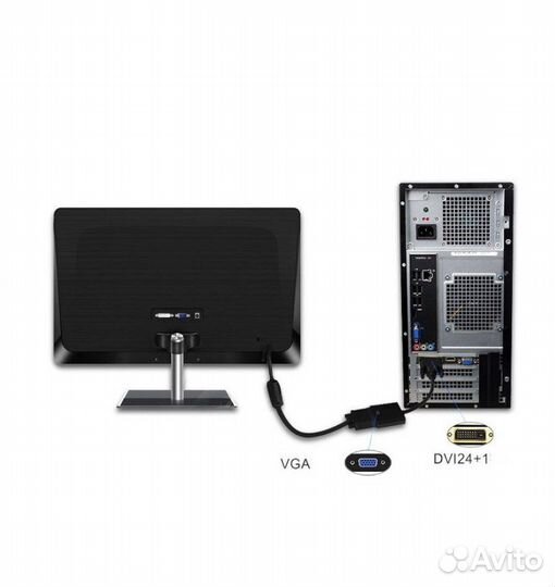 Переходник DVI-D - VGA