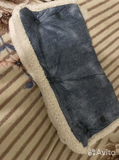 Конверт натуральная овчина в прогулочную коляску