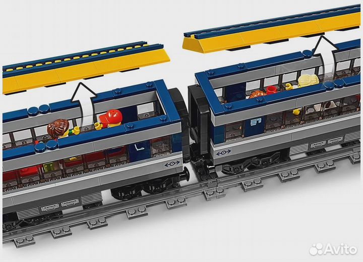 Вагоны к поезду 60197 лего сити