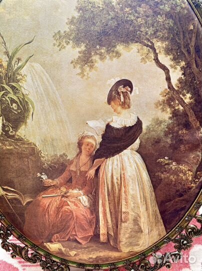 Большая картина шелкография 30х40 см