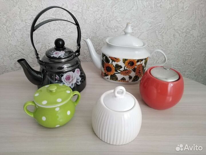 Чайник заварочный, сахарницы