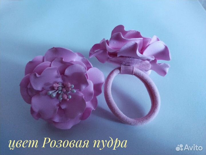 Резиночки для волос ручной работы