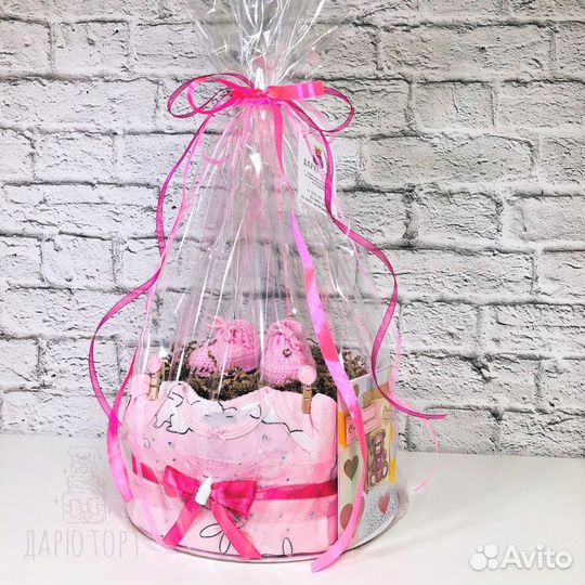 Торт из памперсов премиум