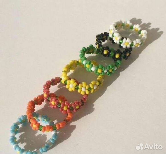 Колечки из бисера