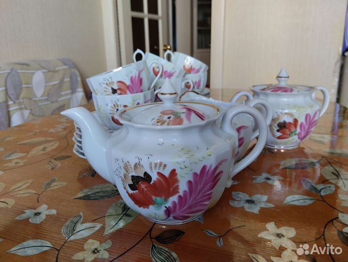 Сервиз чайный дфз Вербилки 27 предметов