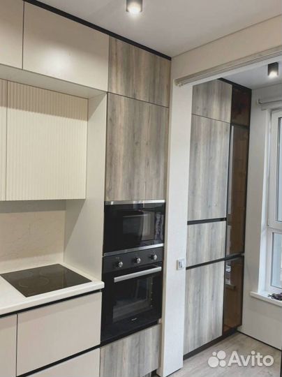 Кухонный гарнитур прямой матовый