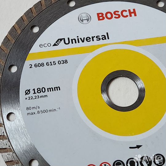 Алмазный диск Bosch 180 mm.10шт