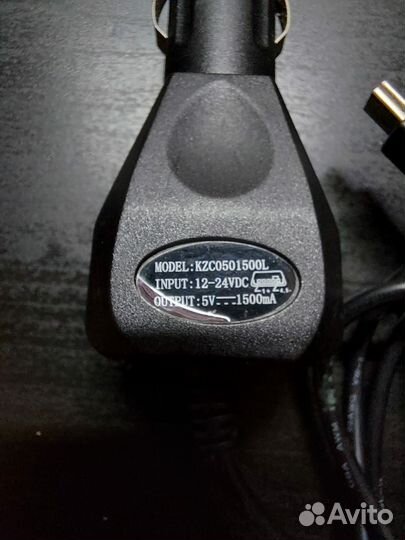 Автомобильное зарядное устройство mini USB 1500mA