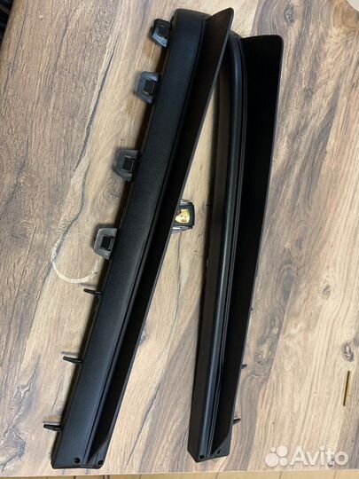 Спойлеры перед-го бампера брызговики Cayenne 958.2