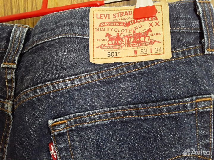 Джинсы Levis оригинал L34 W33