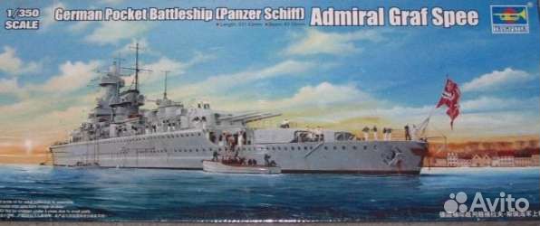 Сборная модель корабля Admiral Graf Spee