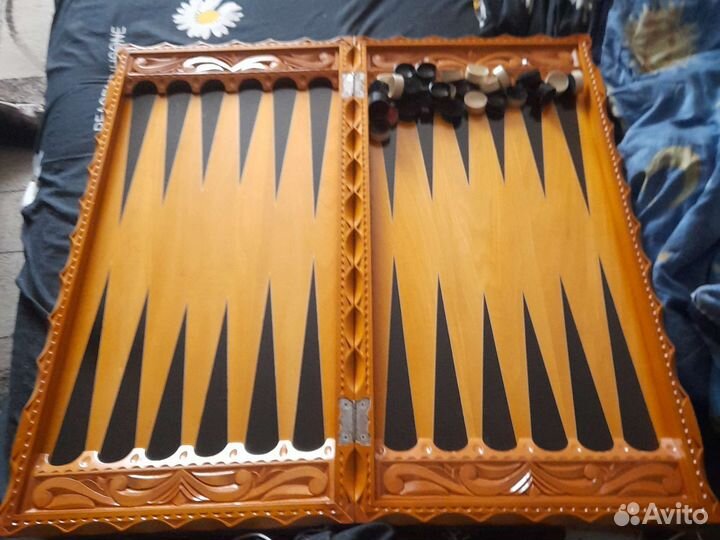 Нарды ручной работы бу