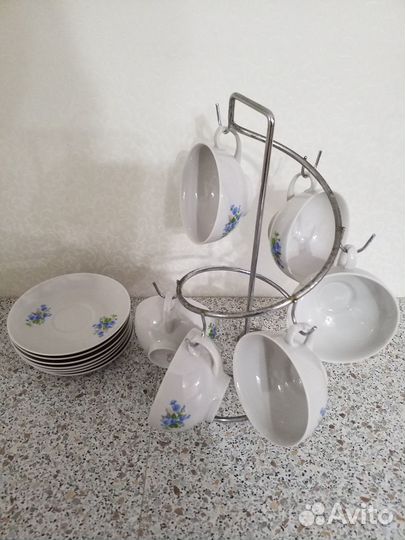 Сервиз чайный СССР 6 персон