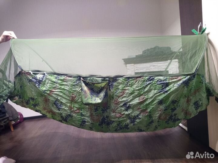 Гамак с москитной сеткой
