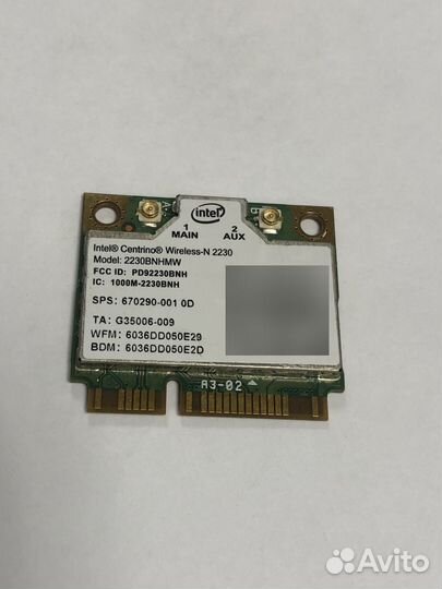 Сетевой адаптер Intel Wireless-N 2230