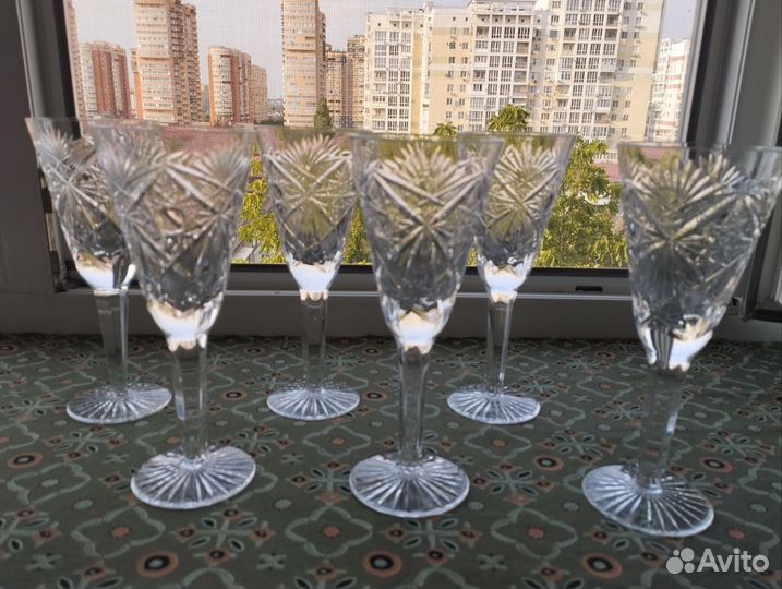 Гусь хрустальный фужеры СССР