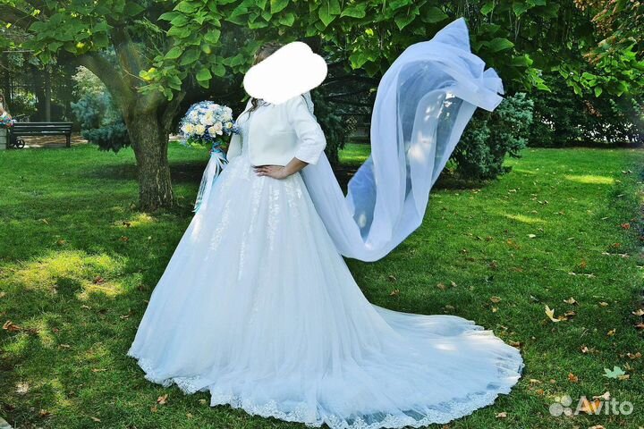 Свадебное платье пышное со шлейфом