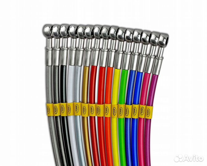 Армированные тормозные шланги HEL на мототехнику