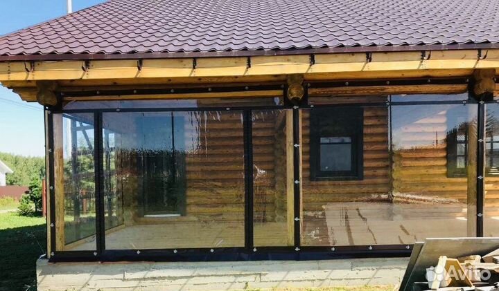 Мягкие окна для беседки, террасы, веранды