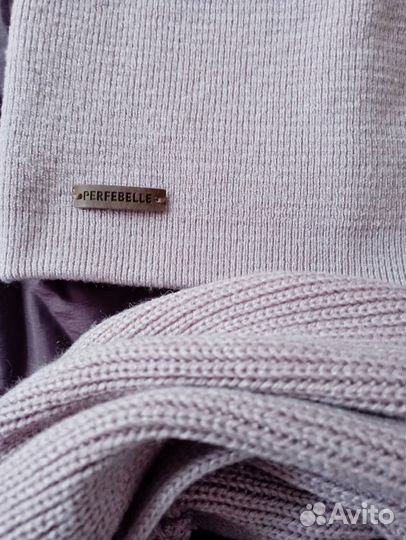 Шапка и снуд на осень размер 52-54