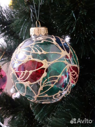 Новогодняя елочная игрушка украшение