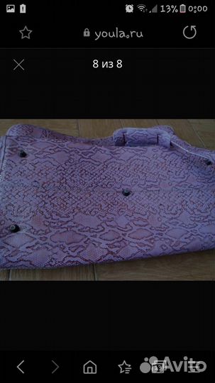 Новая дорожная сумка натуральная кожа