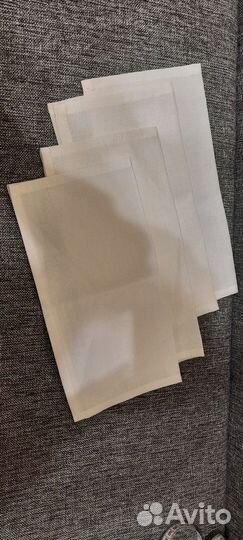 Салфетки 100 лен 4 шт новые