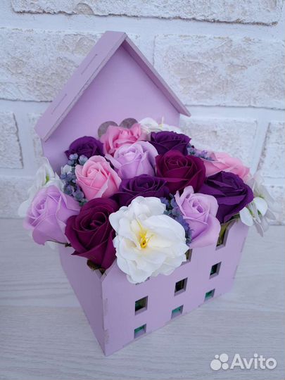 Букет цветов из мыла