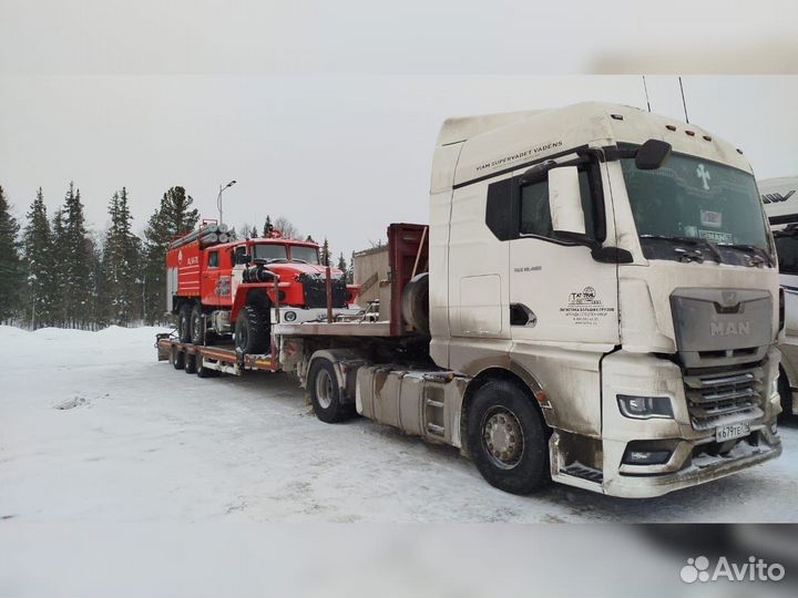Аренда услуги трала / негабаритные перевозки