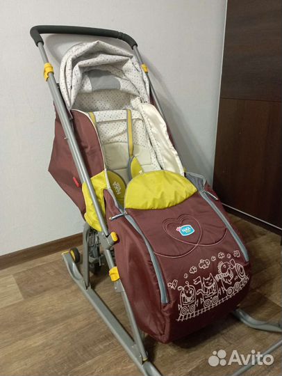 Коляска санки