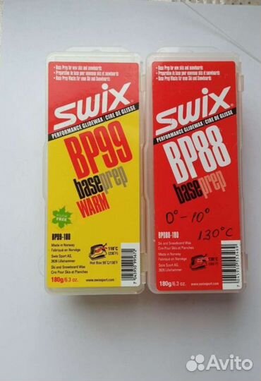 Парафин для лыж и сноубордов Swix LF10, BP88, BP99
