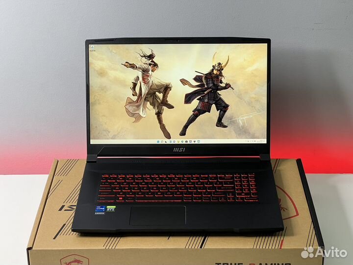 MSI Katana 17.3”144Hz Core i7 12 RTX3060 6g 105W
